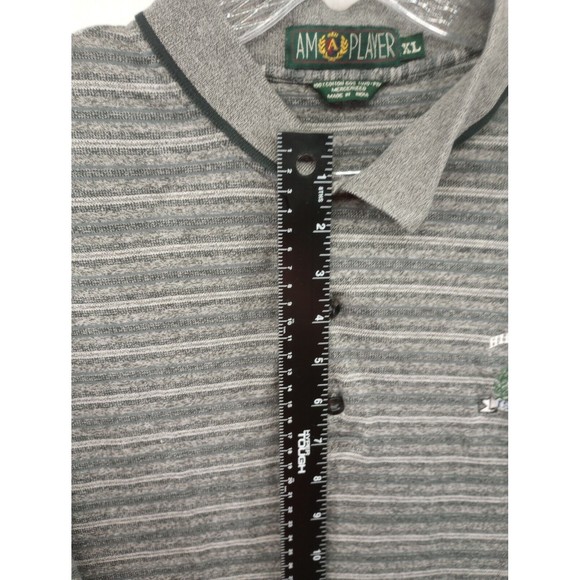 Am A Player Brand Hilton Head Island Men's Golf Polo Size XXL 100% Cotton Gray - Picture 9 of 16